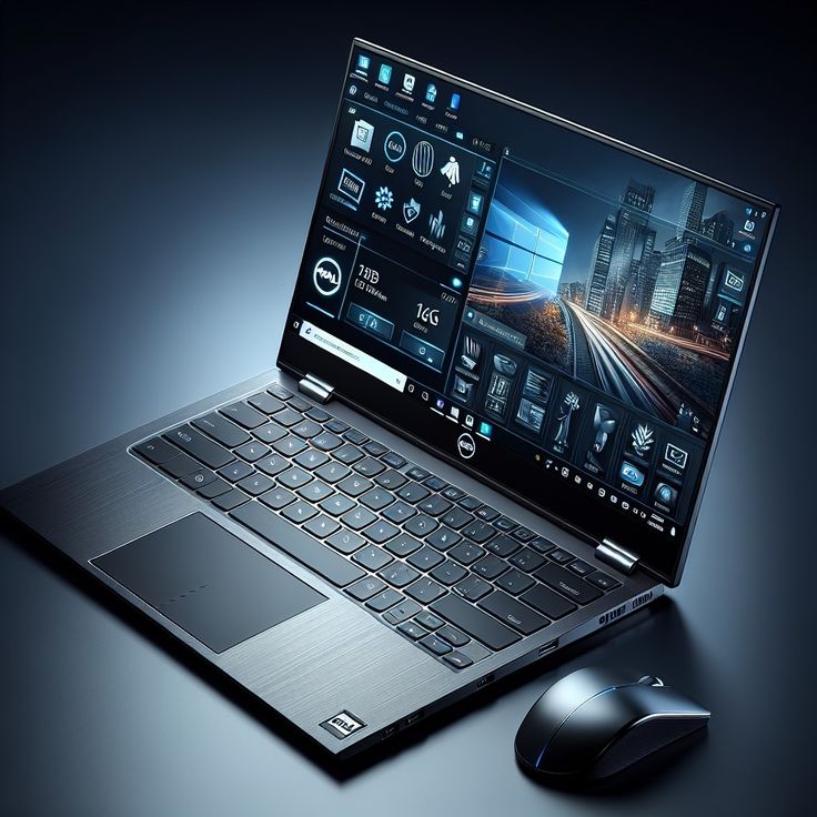 Ordinateur Portable Ultra-Fin Haute Performance – Design Premium & Productivité Moderne